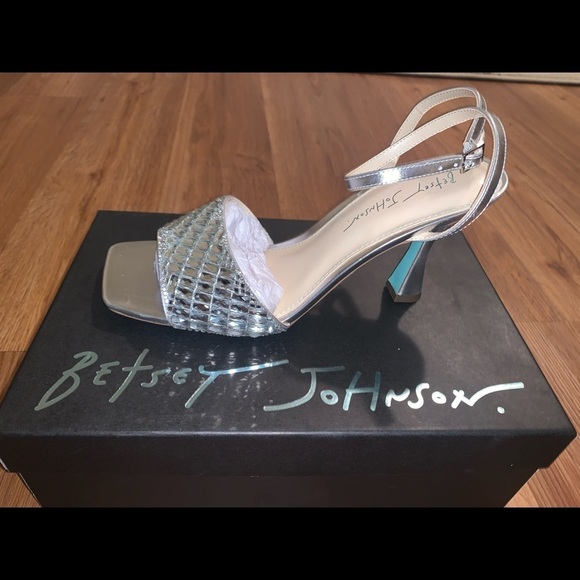 Silver Strappy Heels - Picture 8 of 10